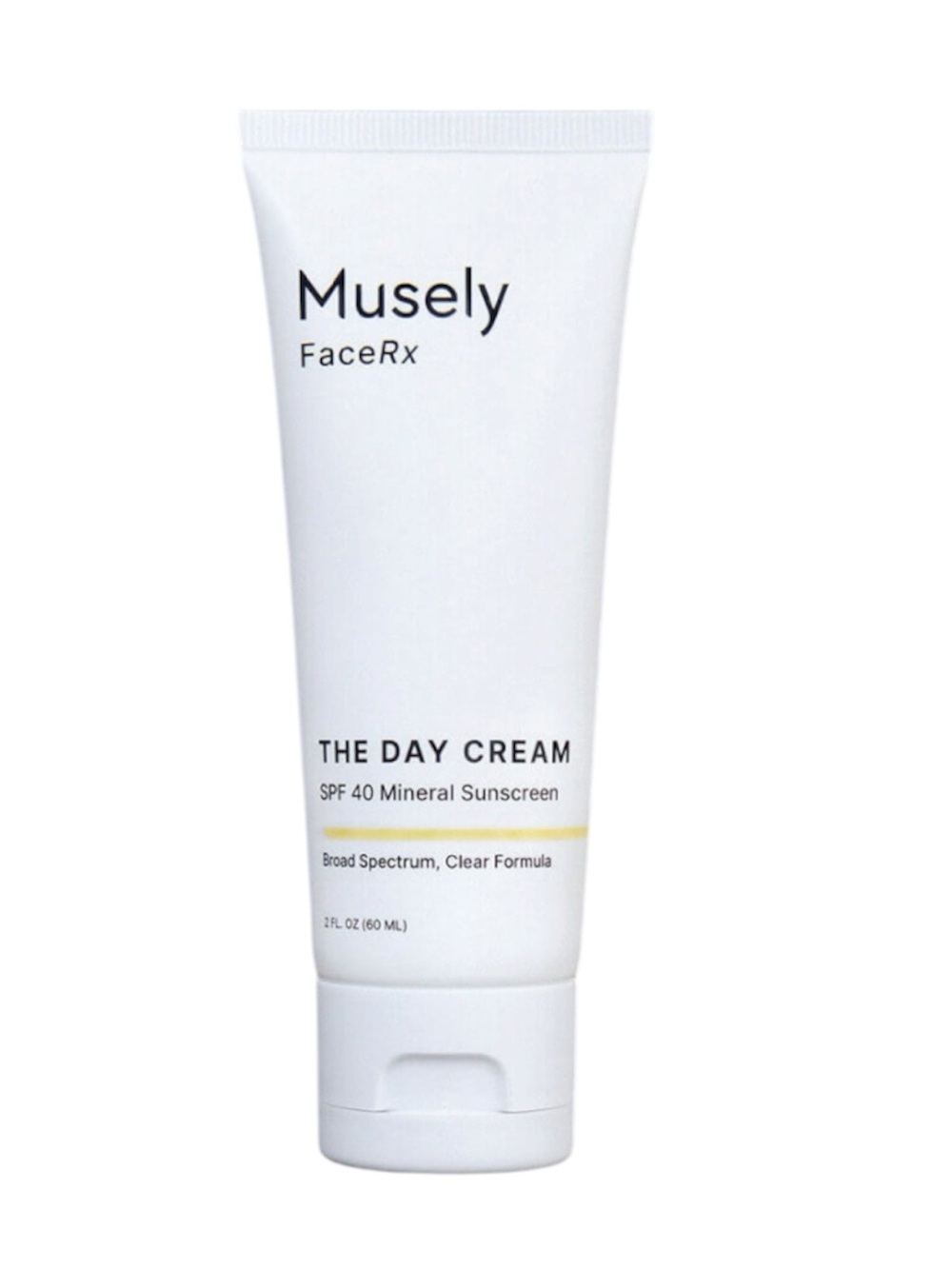 NIB Musely FaceRx The Day Cream SPF 40 Mineral Sunscreen Broad Spectrum 2 fl oz